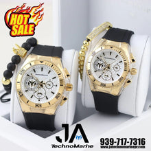 Load image into Gallery viewer, 2x1 TECHNOMARINE Cruise California GOLD Chronograph Quartz
