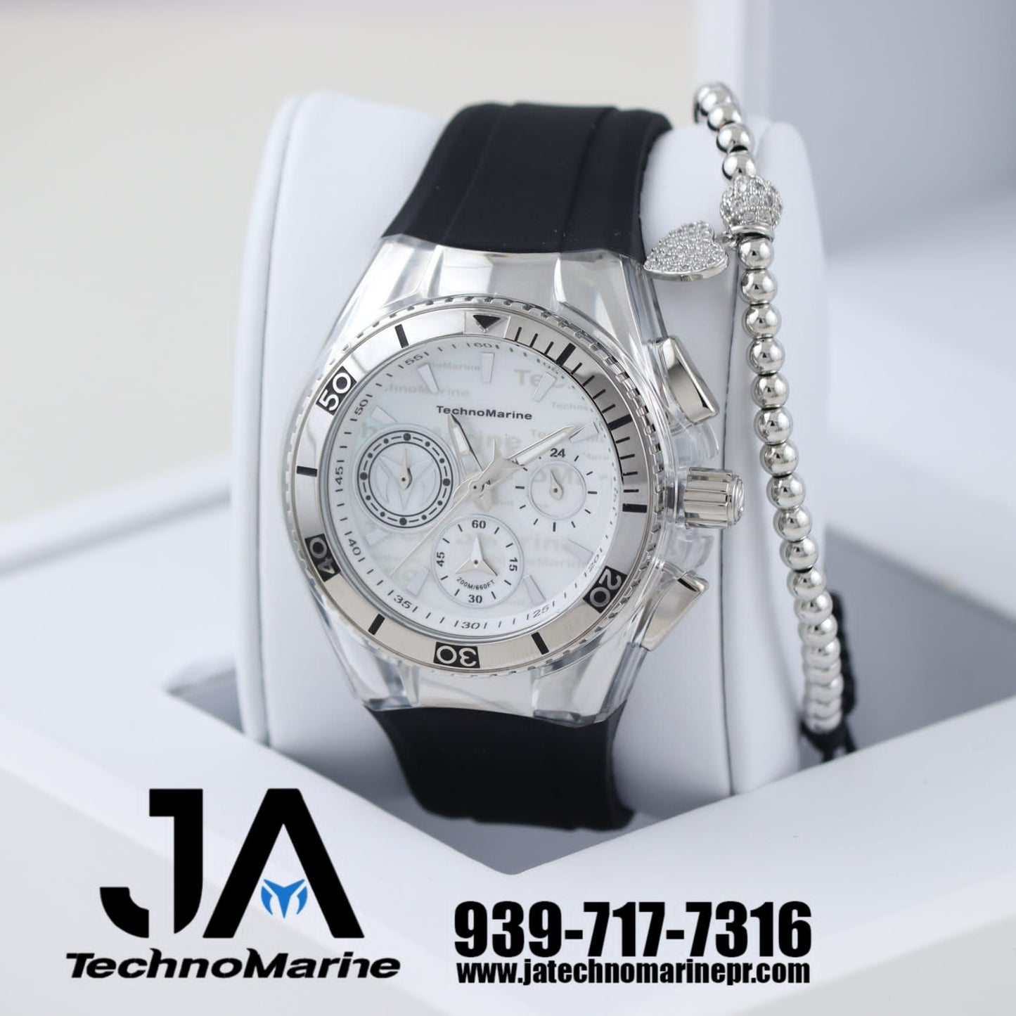 Technomarine Mujer Cruise Quartz Watch Silver 40 mm