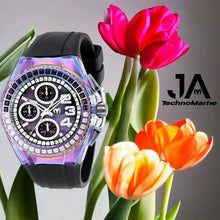 Load image into Gallery viewer, Technomarine Cruise Glitz 40mm Gold with And Black Stones Arrival 2022
