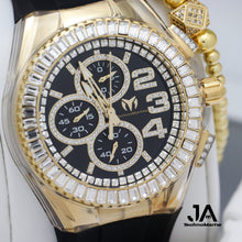 Load image into Gallery viewer, Technomarine Custom Botones y Hebilla VVS 1 Moissanite Cruise Glitz 45mm Gold w Stones Arrival 2022
