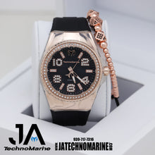 Cargar imagen en el visor de la galería, Technomarine Cruise Monogram 42mm Rose Gold with Stones
