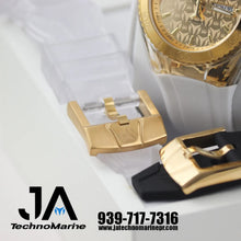 Load image into Gallery viewer, Technomarine Monogram 40mm Tri Strap Clear, Bench, Black
