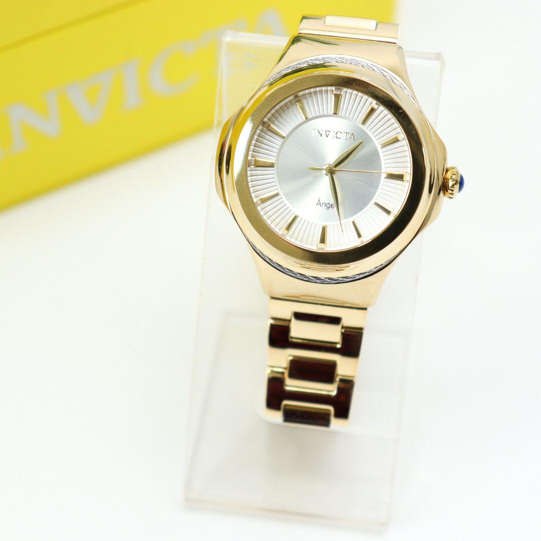Invicta Women's Angel Quartz 40 mm Stainless Steel Bracelet Watch