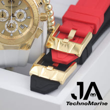 Cargar imagen en el visor de la galería, Technomarine Men&#39;s  Swiss Mvt Gold and Gold Suizo Tres Correas
