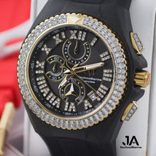 Cargar imagen en el visor de la galería, Technomarine Custom  Cruise Star gold with Black dial, Modelo 149 Black
