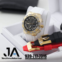 Cargar imagen en el visor de la galería, Technomarine Custom  Cruise Star gold with black dial, (modelo 127 Black)
