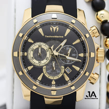 Cargar imagen en el visor de la galería, TECHNOMARINE 45 mm UF6 Chronograph Quartz Charcoal Dial Men&#39;s Watch
