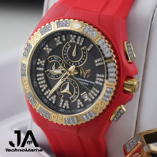 Cargar imagen en el visor de la galería, Technomarine Custom  Cruise Star gold with black dial, (modelo 127 Black)
