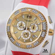 Load image into Gallery viewer, Technomarine Custom Cruise Star Gold &amp; Gold 46mm Swiss Movt Sapphire Crystal Model 127 Gold

