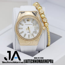 Cargar imagen en el visor de la galería, Technomarine Cruise Monogram 42mm Gold with Stones
