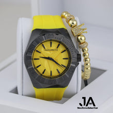 Cargar imagen en el visor de la galería, Technomarine Monogram / Cruise Collection Men&#39;s Watch 45 mm Yellow
