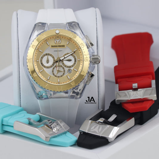 Technomarine Women's Cruise 40mm Silicone Band Swiss Quartz Watch