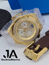 Cargar imagen en el visor de la galería, TECHNOMARINE (Pave) Cruise Collection Maquina Suiza  Color Oro Dos Correas
