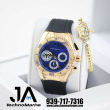 Cargar imagen en el visor de la galería, TechnoMarine Cruise California Women&#39;s Watch w/ Metal, Mother of Pearl &amp; Oyster Dial - 40.57mm, Black
