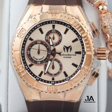 Load image into Gallery viewer, Technomarine Cruise Star 45mm Watch With Rose Gold Dial
