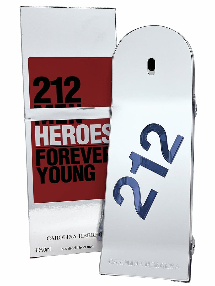 212 Men Heroes Forever Young By Carolina Herrera Edt Spray 3.0oz/90ml