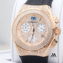 Cargar imagen en el visor de la galería, Technomarine (Pave) Cruise Collection Maquina Suiza Color Oro Rosado Una Pulsera Gratis
