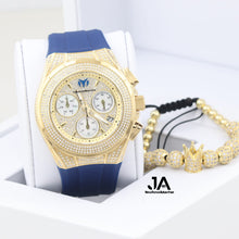 Load image into Gallery viewer, TECHNOMARINE (Pave) Cruise Collection Swiss Machine Gold Color Two Straps
