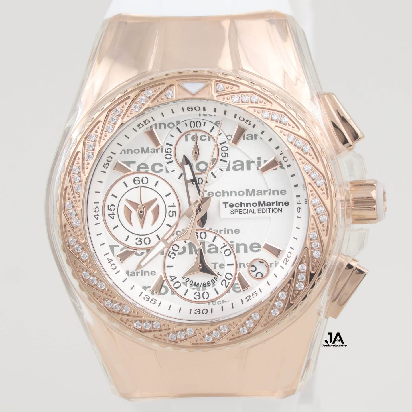 Technomarine Women's Special Edition Gold Diamond Rose Gold 40mm 